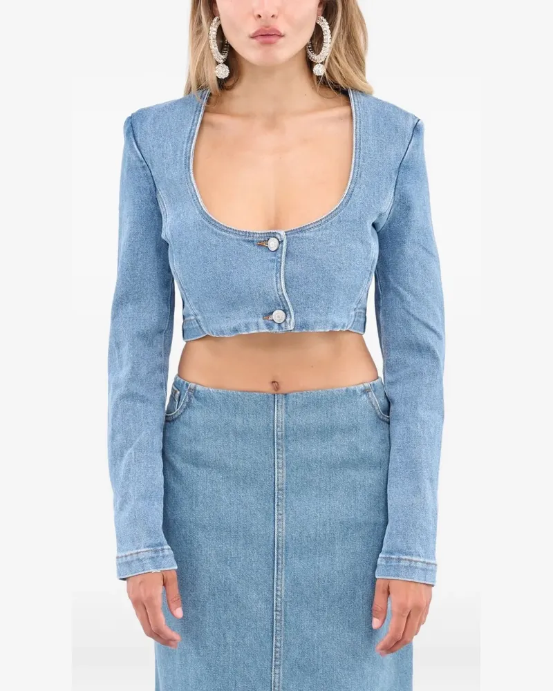 Magda Butrym button denim jacket - Blau Blau