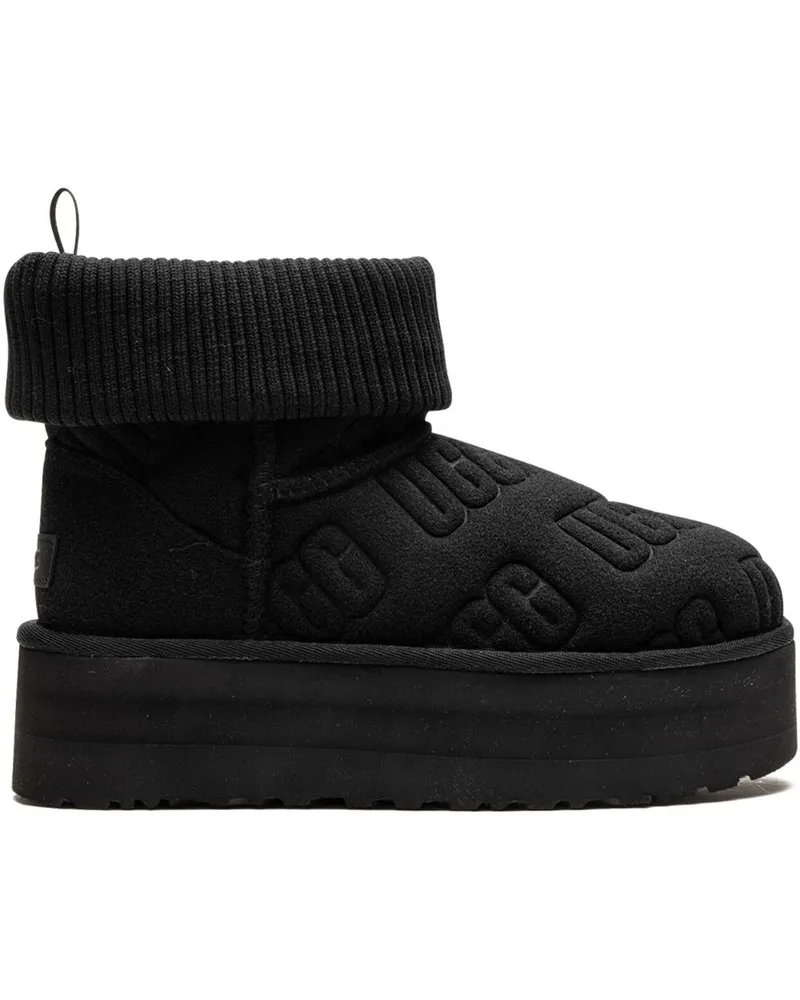 UGG Classic Mini Platform Stiefel - Schwarz Schwarz