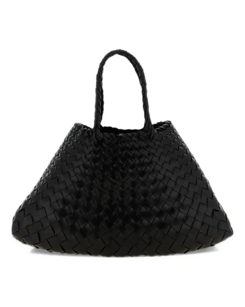 Dragon Diffusion Santa Croce small black tote bag - Schwarz Schwarz