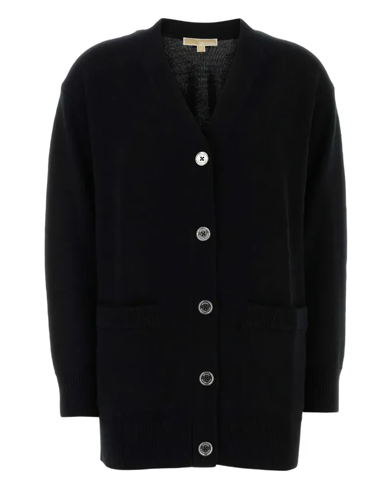 Michael Kors Cardigan mit V-Ausschnitt - Schwarz Schwarz