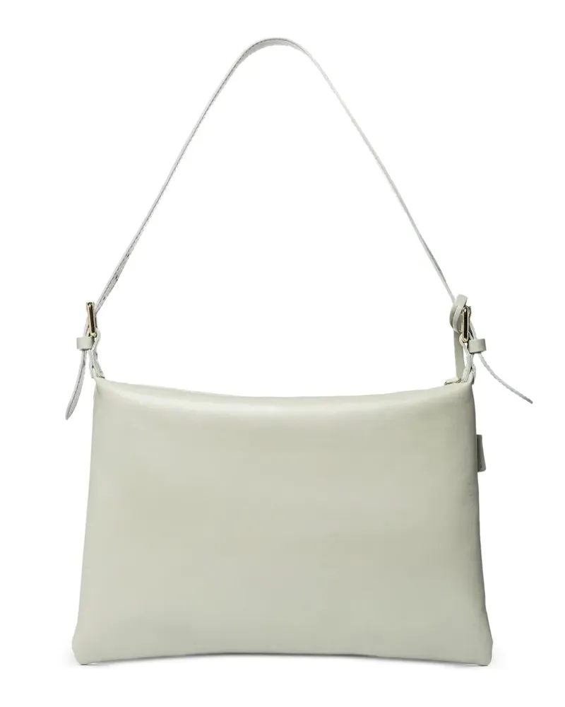 MARC ELLIS Nevada M adjustable-strap leather shoulder bag - Grün Grün