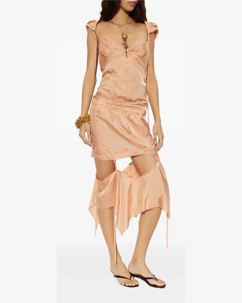 Charlotte Knowles Asymmetrischer Beth Rock - Orange Orange