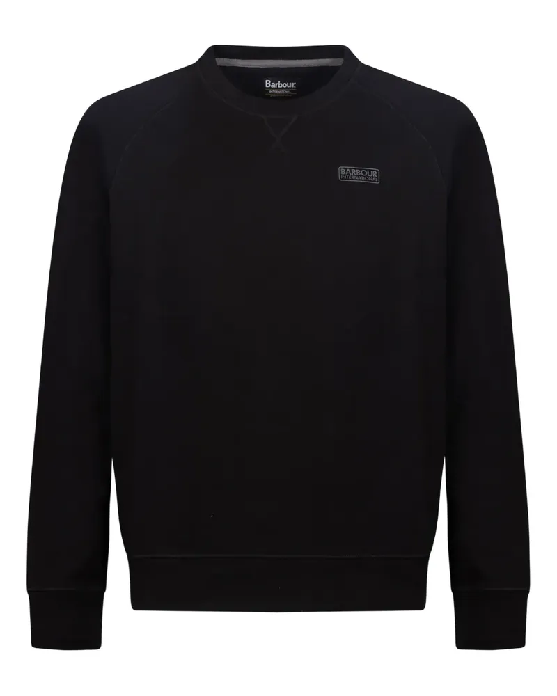 Barbour Sweatshirt mit Rundhalsausschnitt - Schwarz Schwarz