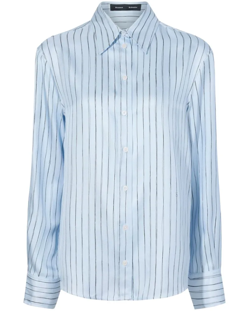 Proenza Schouler Madison' Hemd - Blau Blau