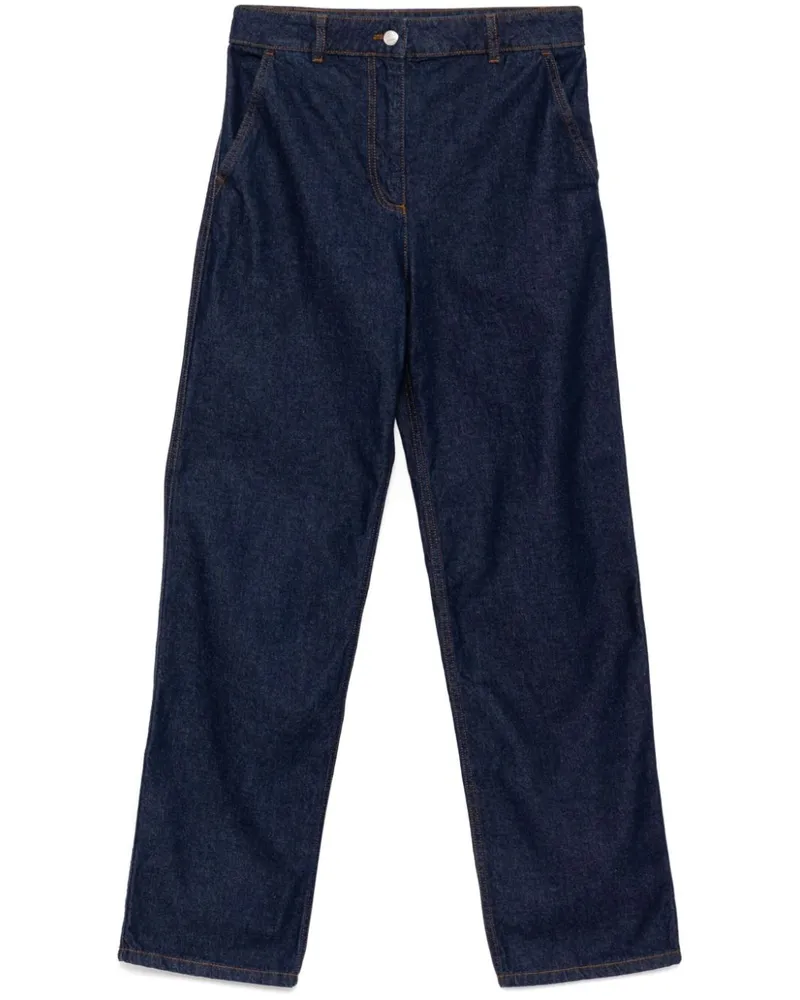 Kitsuné Jeans mit geradem Bein - Blau Blau