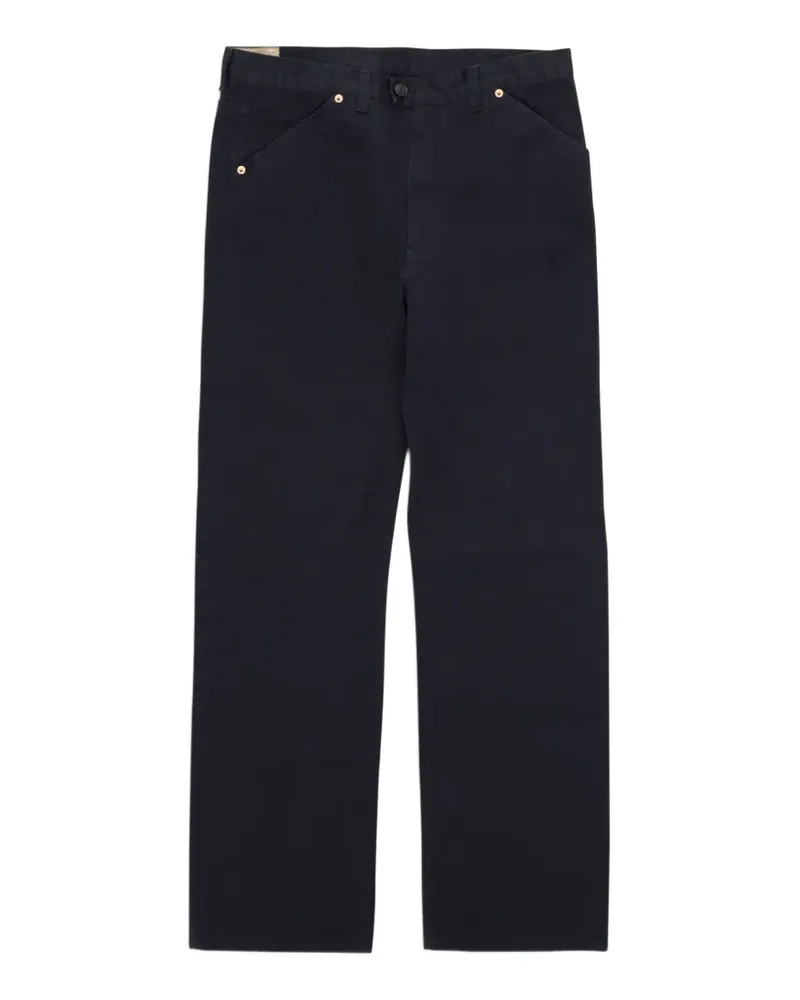 Fortela McQueen Hose mit Fischgrätenmuster - Blau Blau