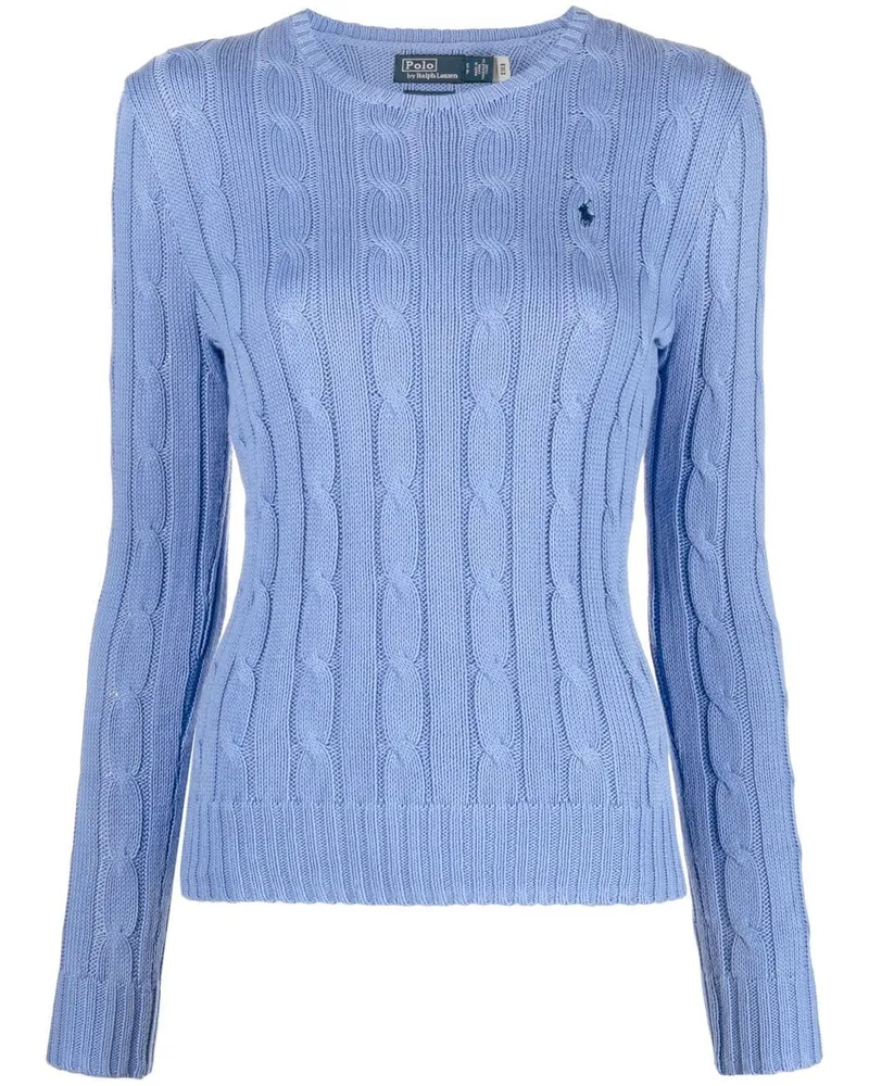 Ralph Lauren Pullover mit Zopfmuster - Blau Blau