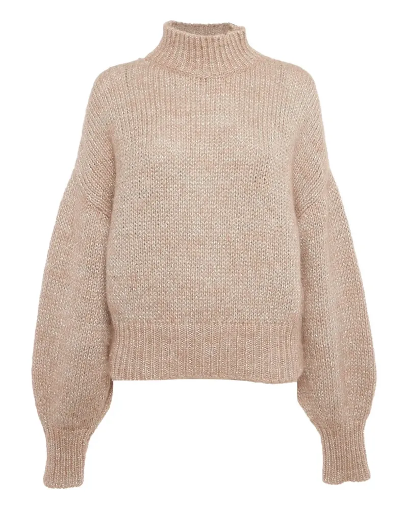 HUGO BOSS high-neck sweater - Nude Nude