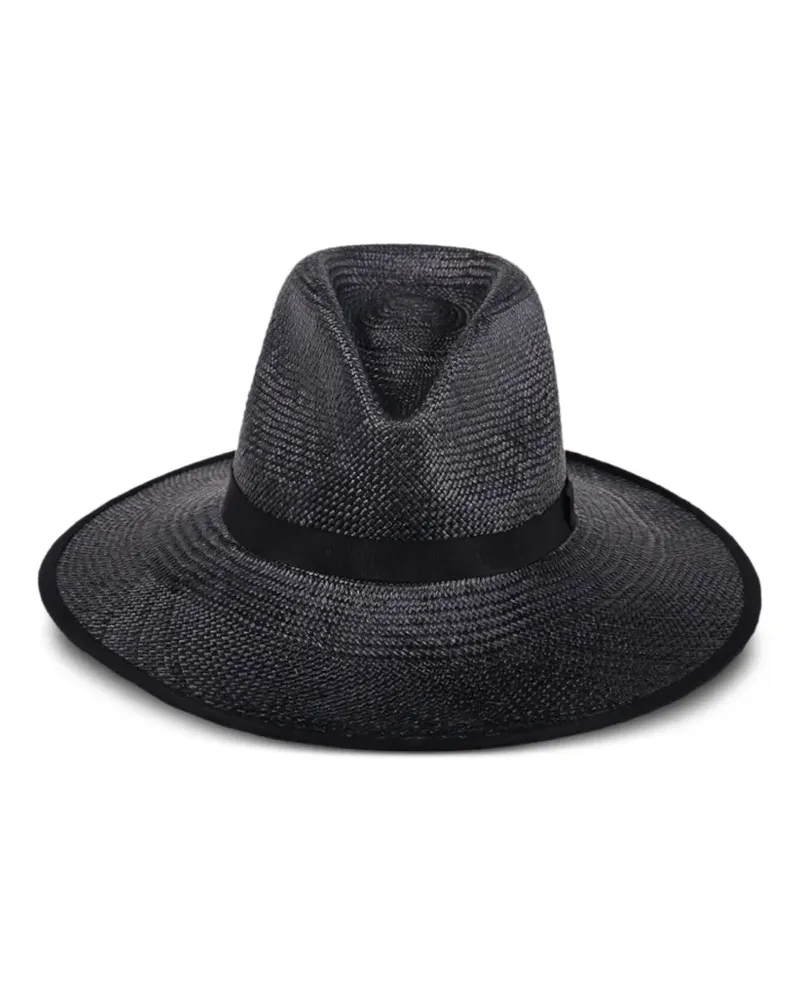 Max Mara Hut mit Zierband - Schwarz Schwarz