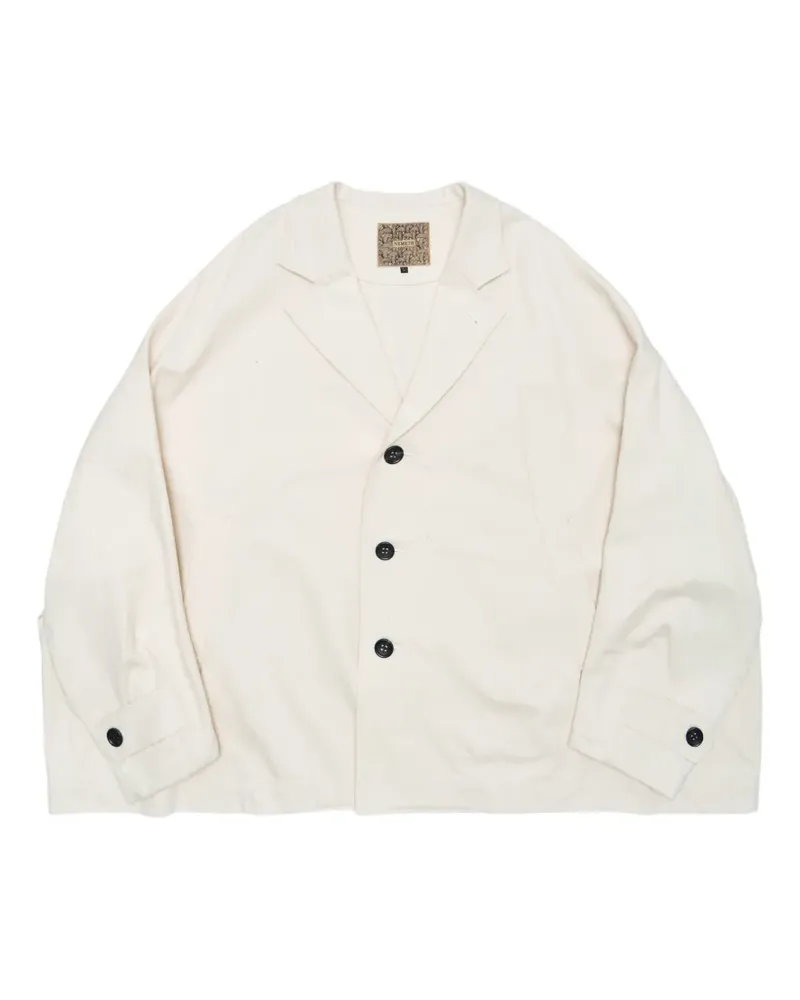 NemeN graphic-print button-up jacket - Nude Nude