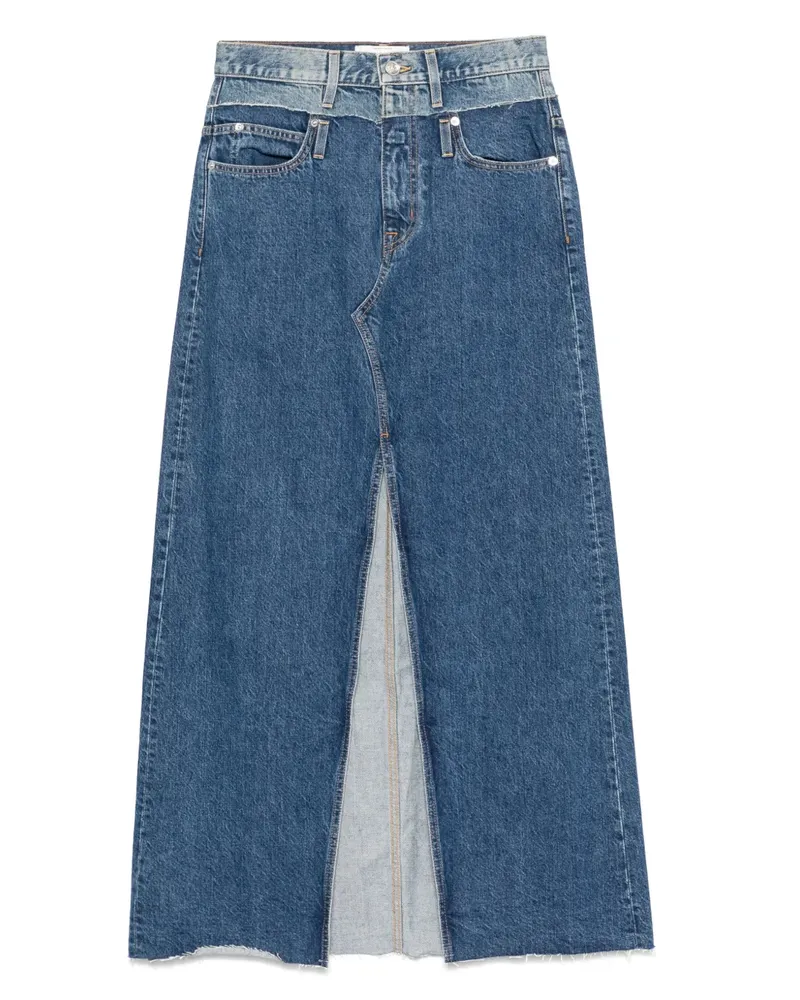 SLVRLAKE Maxirock aus Denim - Blau Blau