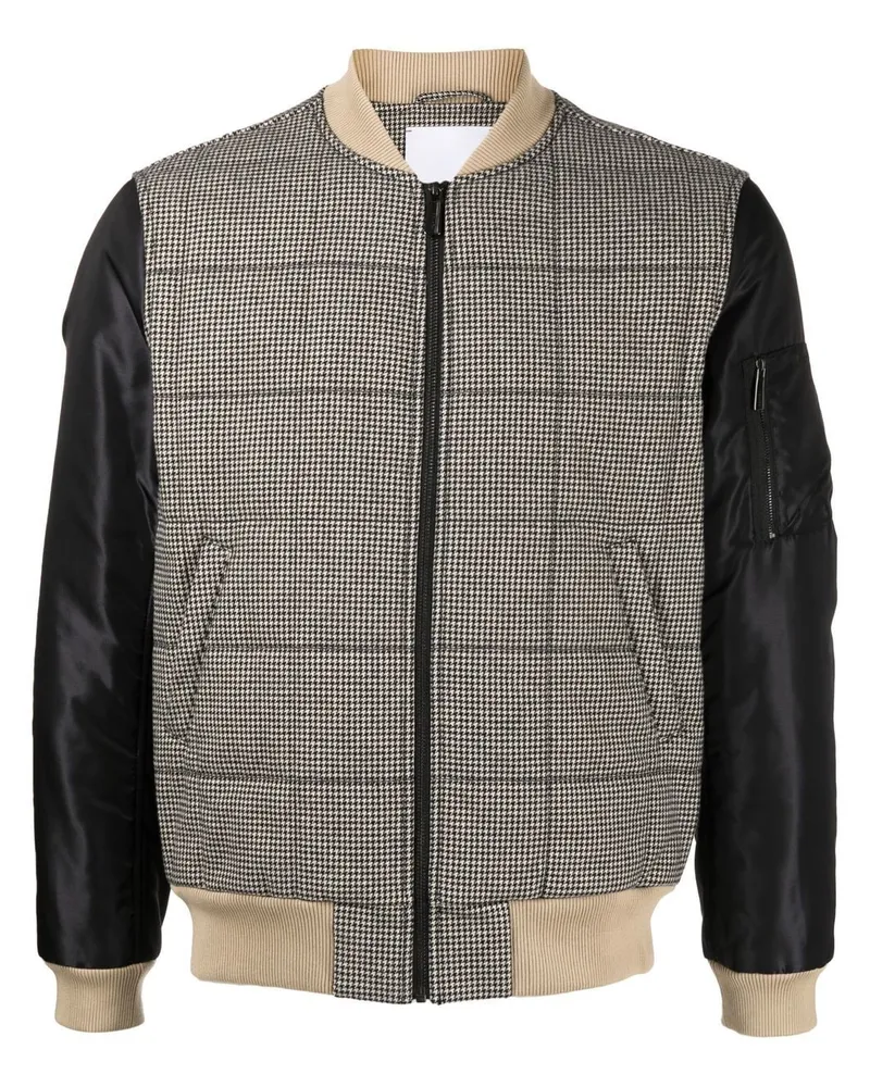 Ports V Gefütterte Jacke mit Reißverschluss - Schwarz Schwarz