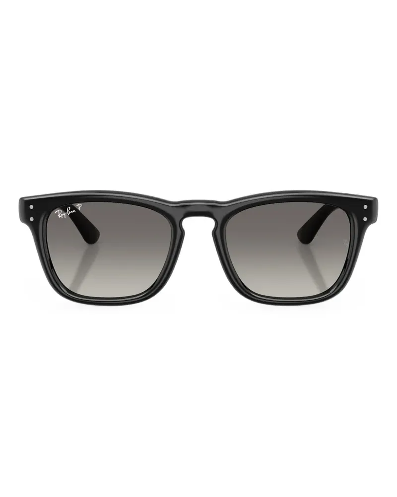 Ray Ban Sonnenbrille mit eckigem Gestell - Schwarz Schwarz