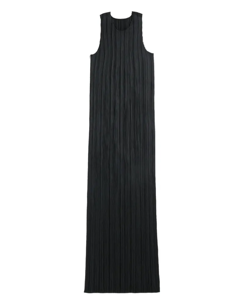 Issey Miyake fitted midi dress - Schwarz Schwarz
