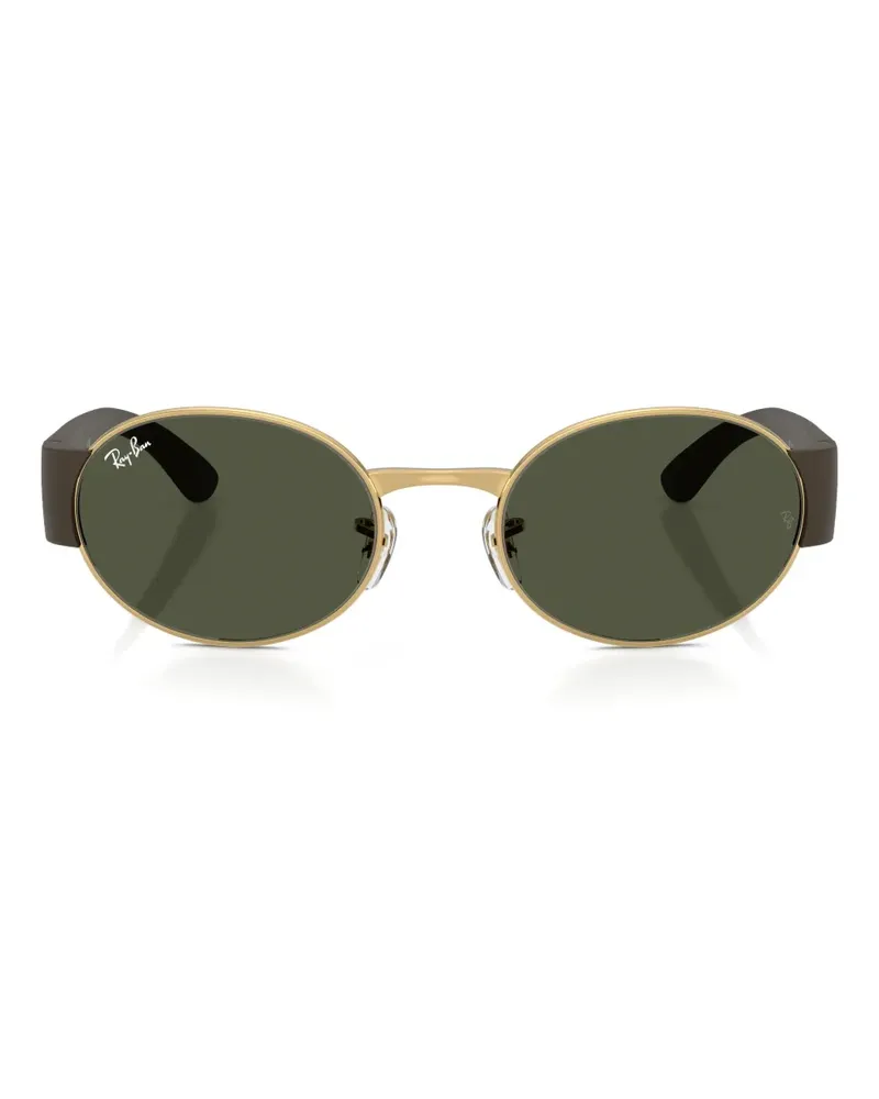 Ray Ban oval-frame sunglasses - Gold Gold