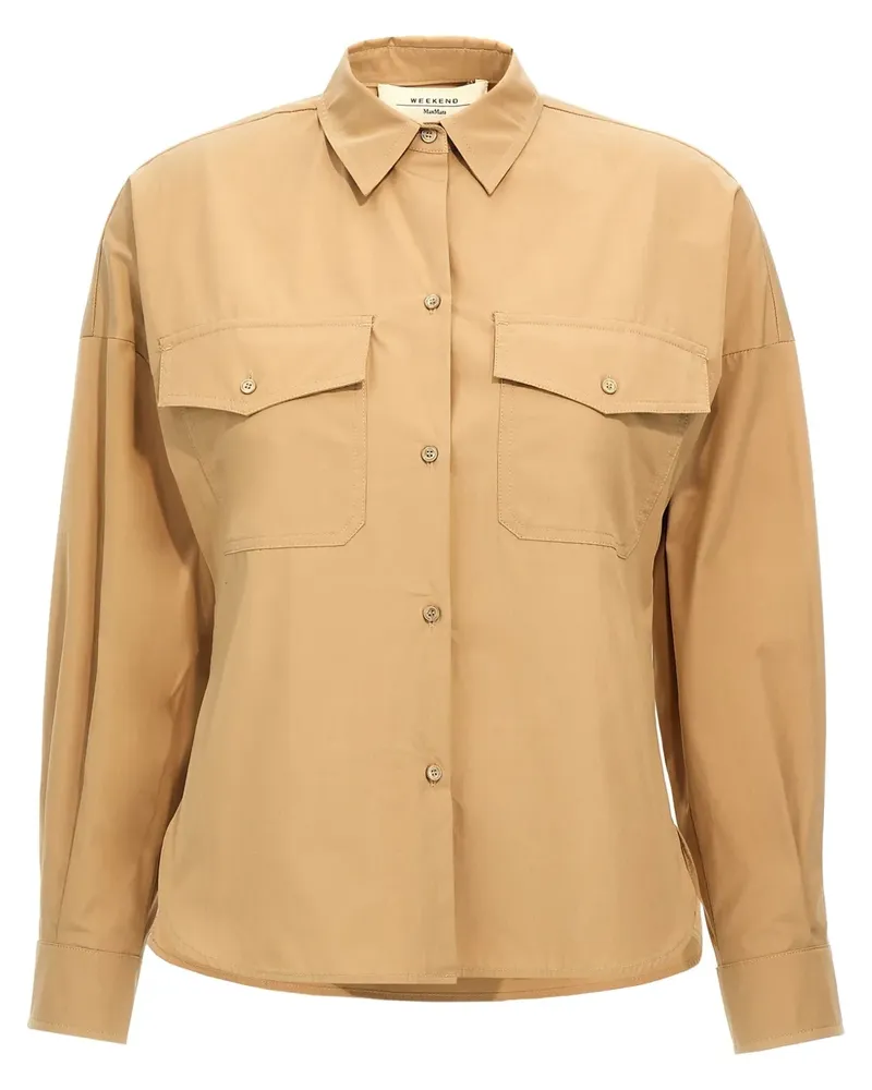 Max Mara Skipper Hemd - Nude Nude