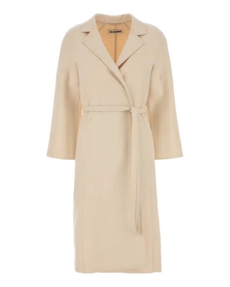 Jil Sander Mantel mit Gürtel - Nude Nude