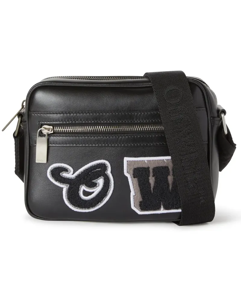 OFF-WHITE Kuriertasche im College-Look - Schwarz Schwarz