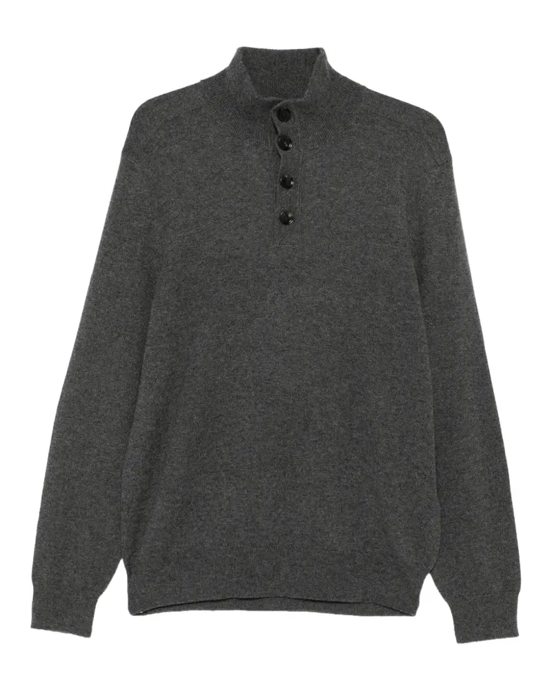 Brioni Pullover mit Stehkragen - Grau Grau