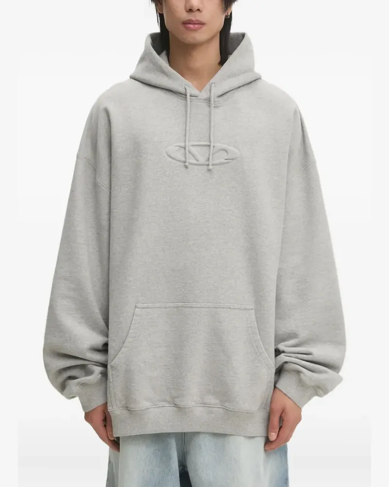 VETEMENTS Hoodie mit Logo-Prägung - Grau Grau