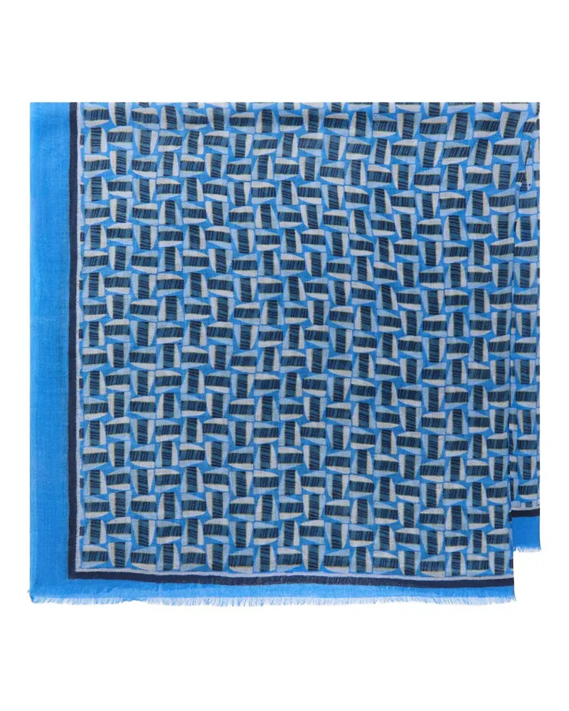 Maliparmi Schal mit geometrischem Muster - Blau Blau