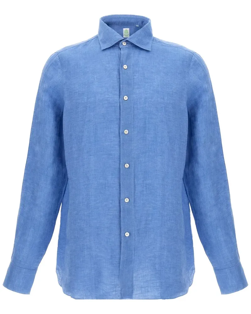 Finamore 1925 Gaeta Hemd - Blau Blau