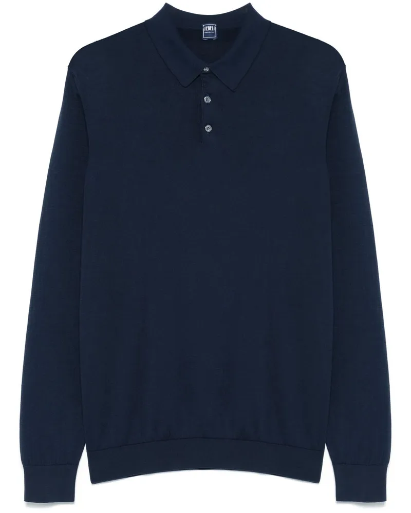 Fedeli Sportman Poloshirt - Blau Blau