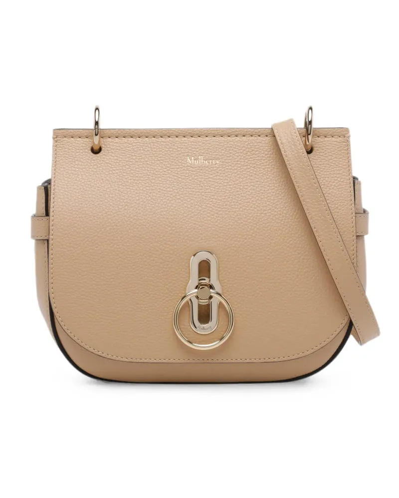 Mulberry small Amberley leather satchel bag - Nude Nude