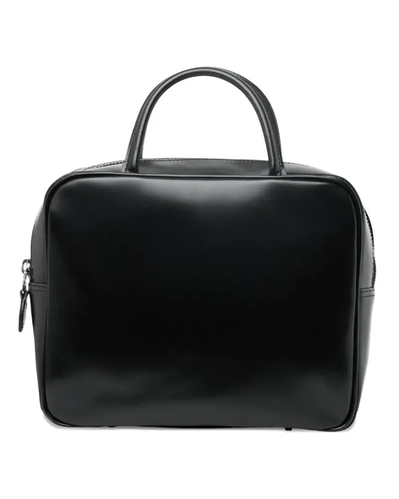 Comme des Garçons top-handle rectangular-shape tote bag - Schwarz Schwarz