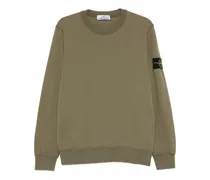 Sweatshirt mit Logo-Patch - Grün