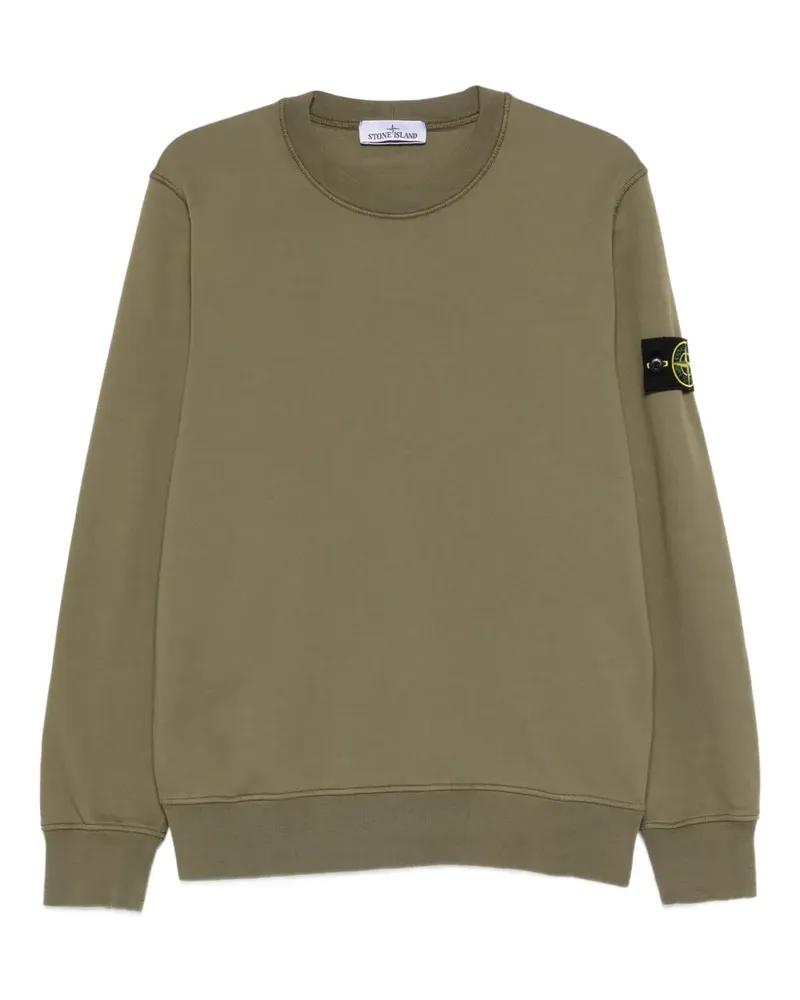 Stone Island logo patch sweatshirt - Grün Grün