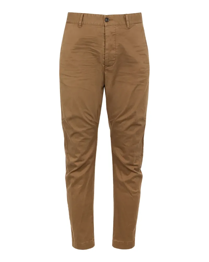 Dsquared2 Chino-Hose mit Knopfverschluss - Braun Braun