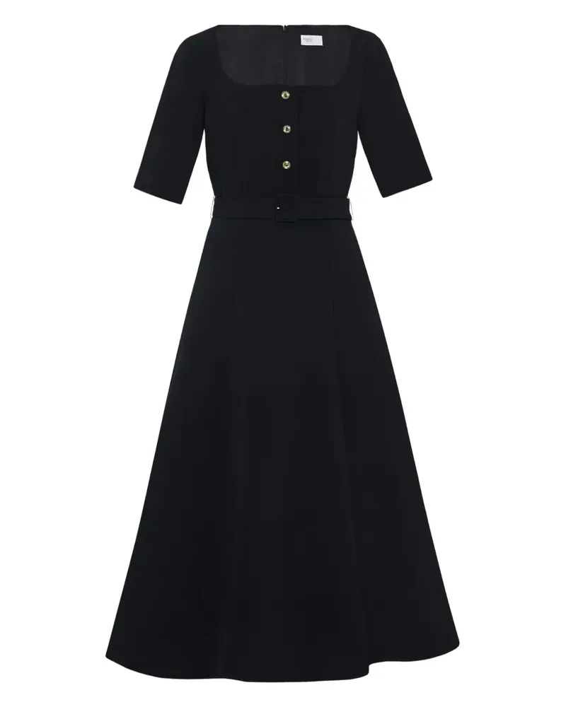 Rosetta Getty Kleid mit Knöpfen - Schwarz Schwarz