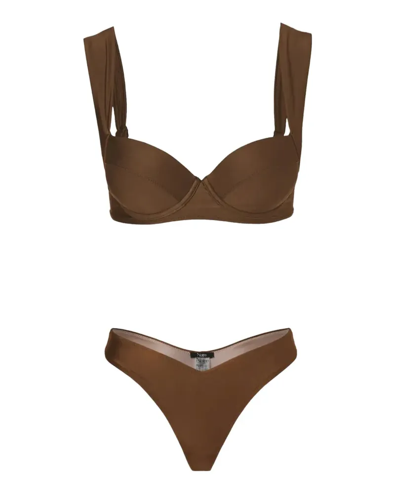 Noire Swimwear Ava Ivy underwire bikini - Braun Braun