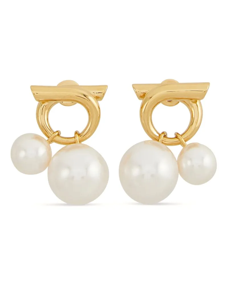 Ferragamo Verzierte Ohrringe - Gold Gold