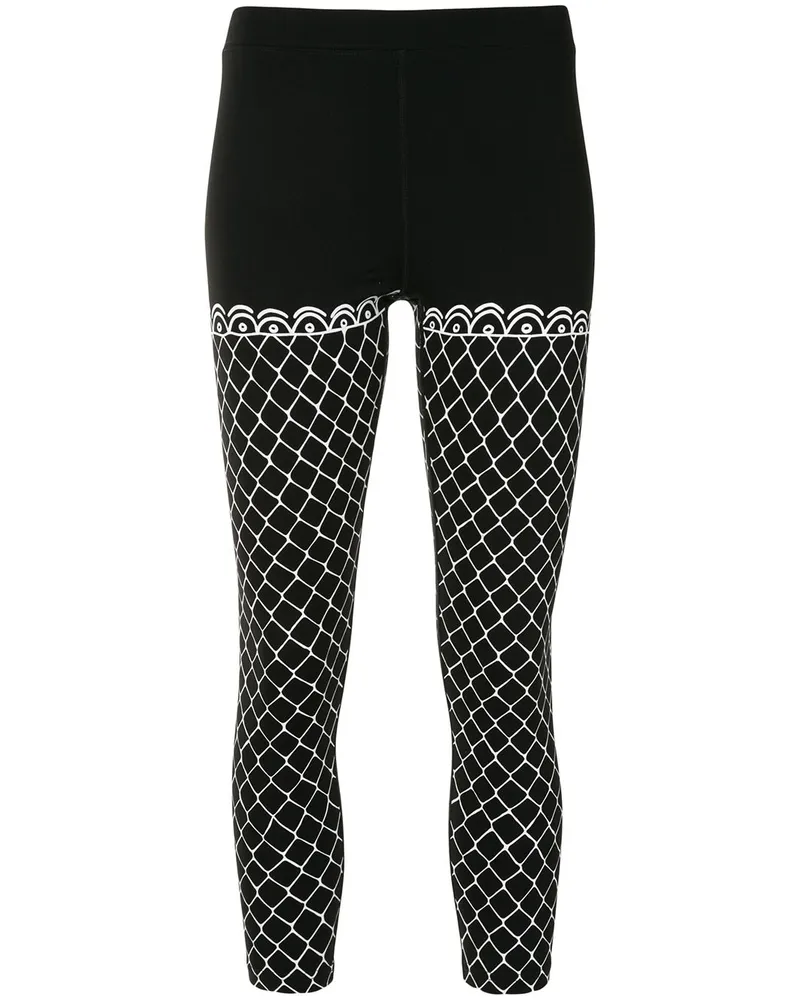 Haculla Leggings mit geometrischem Print - Schwarz Schwarz
