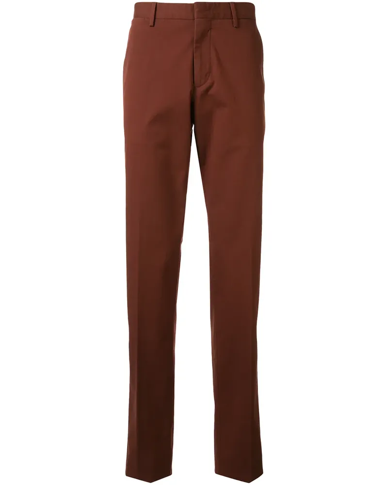 Ermenegildo Zegna Schmale Chino - Rot Rot