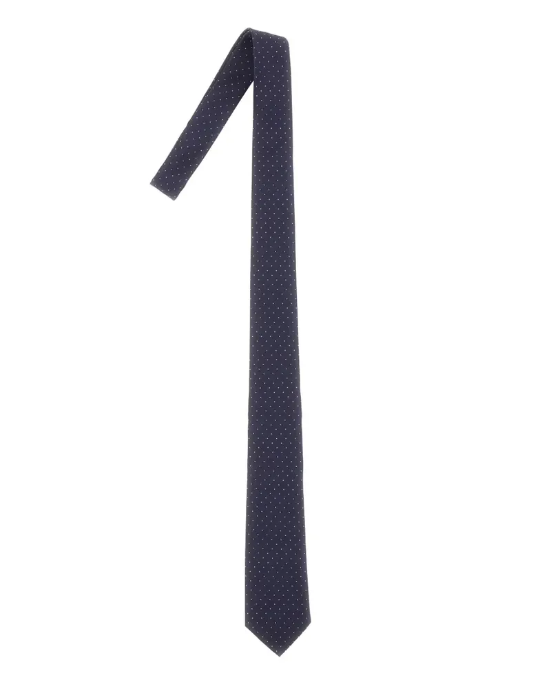 Paul Smith Krawatte mit Polka Dots - Schwarz Schwarz