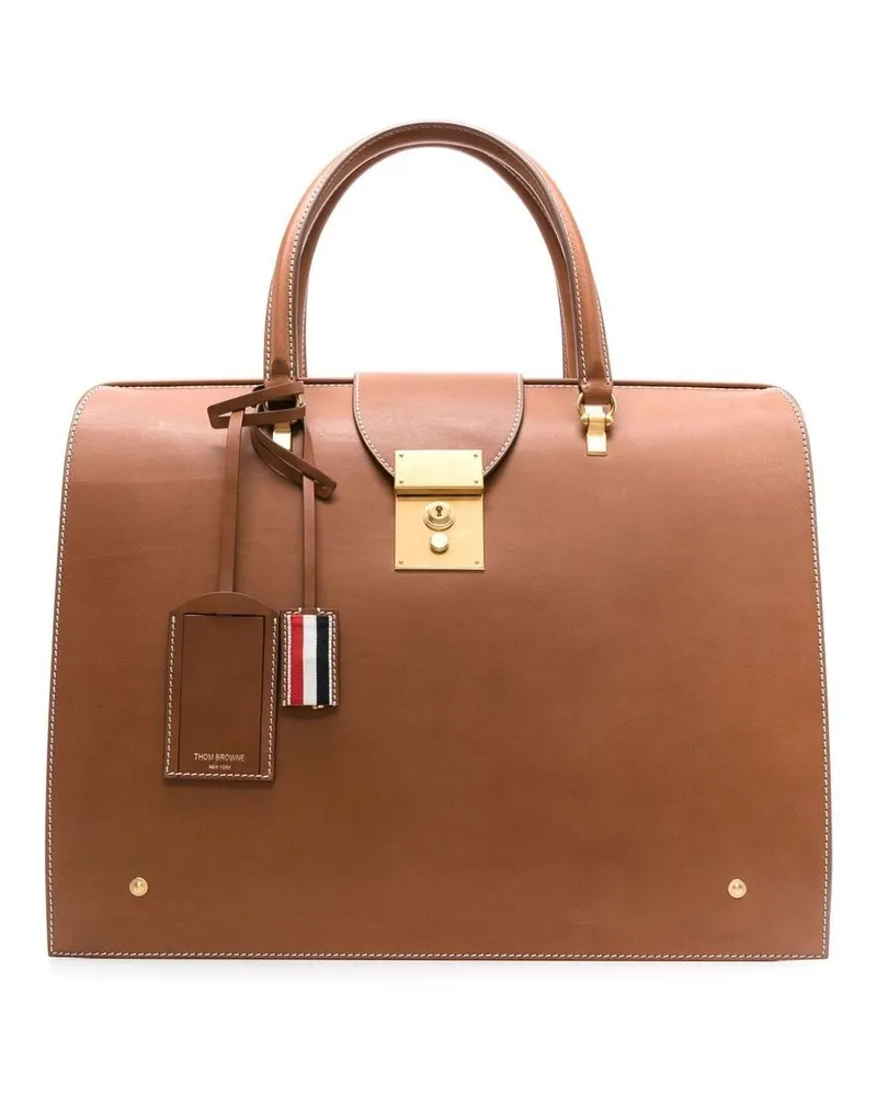 Thom Browne Mr. Thom Reisetasche - Braun Braun