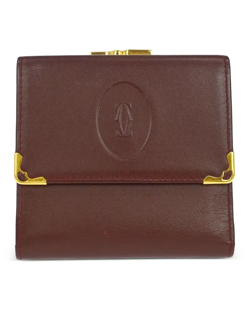 Cartier Must de  leather wallet - Braun Braun