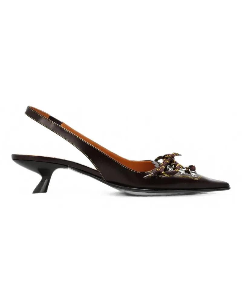 Marni lace-up slingback pumps - Braun Braun