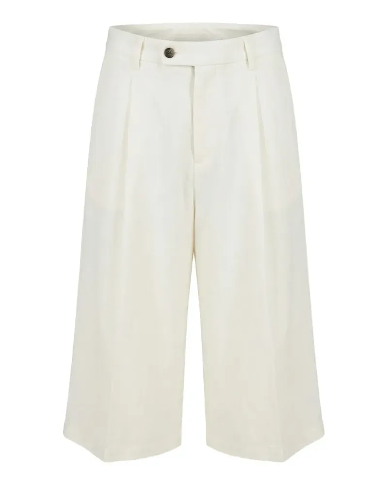 Berwich pleated shorts - Nude Nude