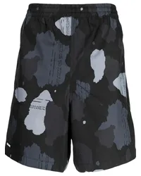 Izzue Joggingshorts mit grafischem Print Schwarz