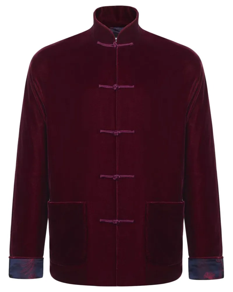 Shanghai Tang Jacke mit Seidenfutter - Rot Rot