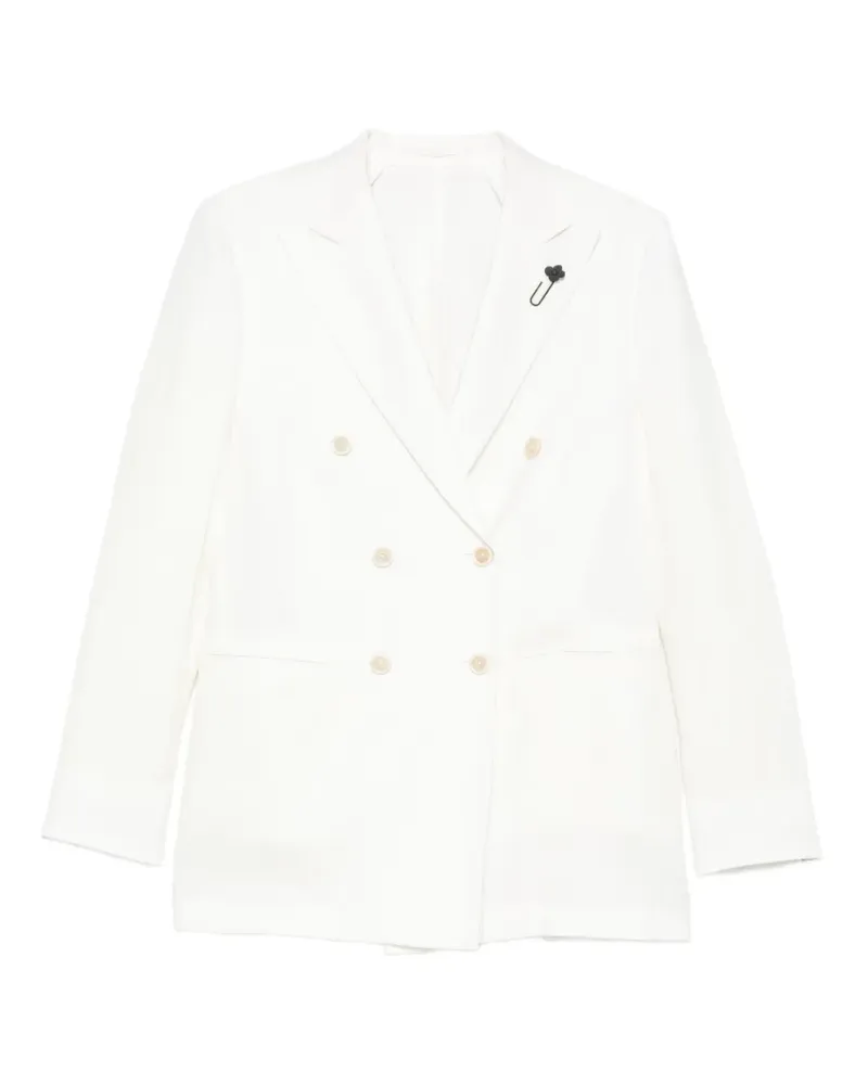 LARDINI double-breasted blazer - Nude Nude