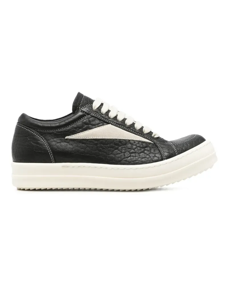 Rick Owens Sneakers mit Vintage-Check - Schwarz Schwarz