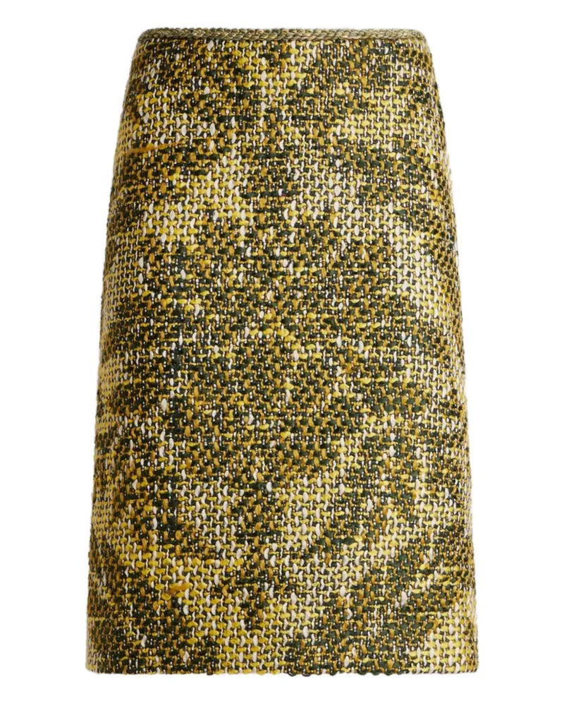 Etro Jacquard-Rock aus Korbgeflecht - Nude Nude