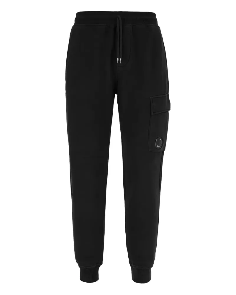 C.P. Company Jogginghose mit Linsen-Detail - Schwarz Schwarz