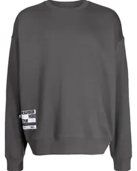 Izzue x Neighborhood Sweatshirt mit Slogan-Print Grau