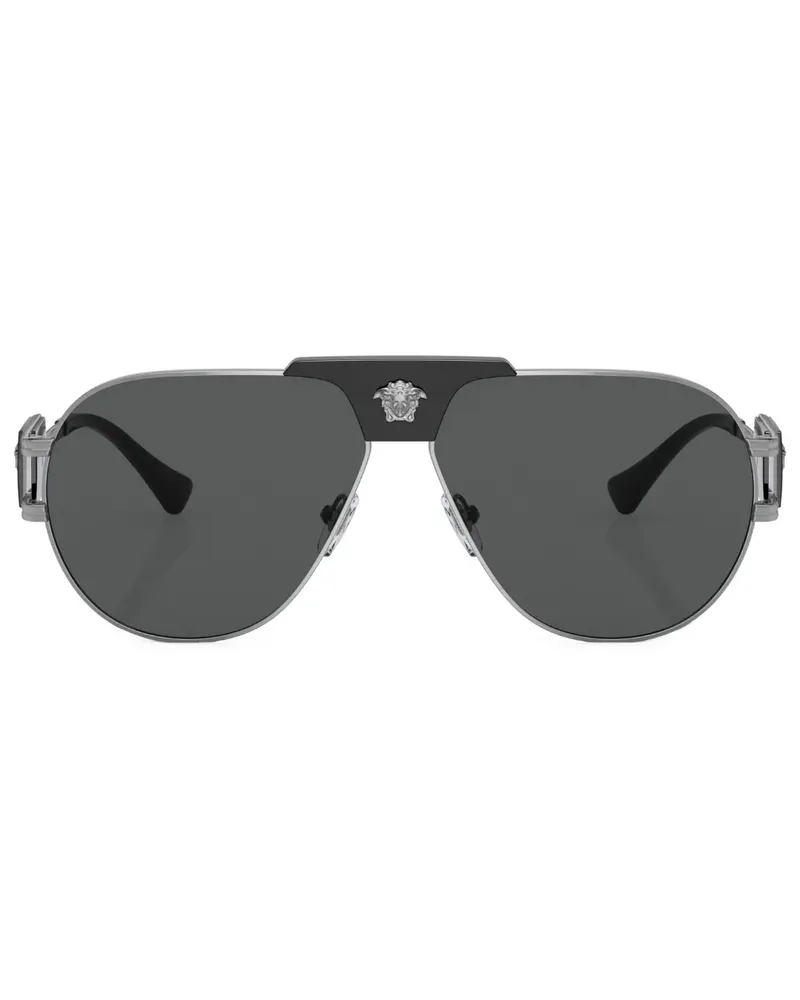 Versace Special Project Pilotenbrille - Grau Grau